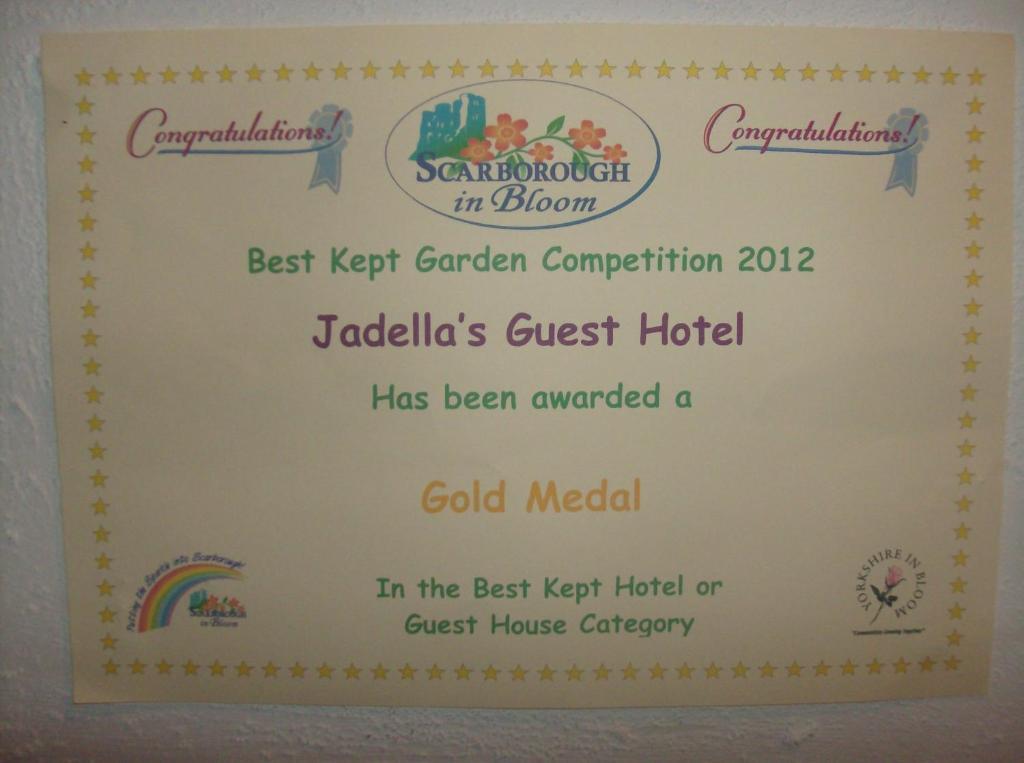 Jadellas Guest House Scarborough Eksteriør bilde